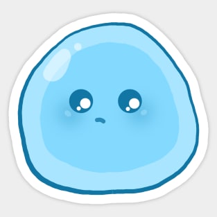 Cute Blue Slime Sticker